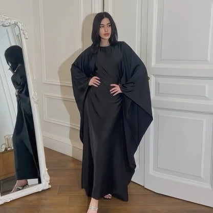 Closed Batwing Abaya Women Muslim Dress Turkish Islamic Dress Women 2024 For Party Kebaya Kaftan Turkey Caftan Marocain Femme