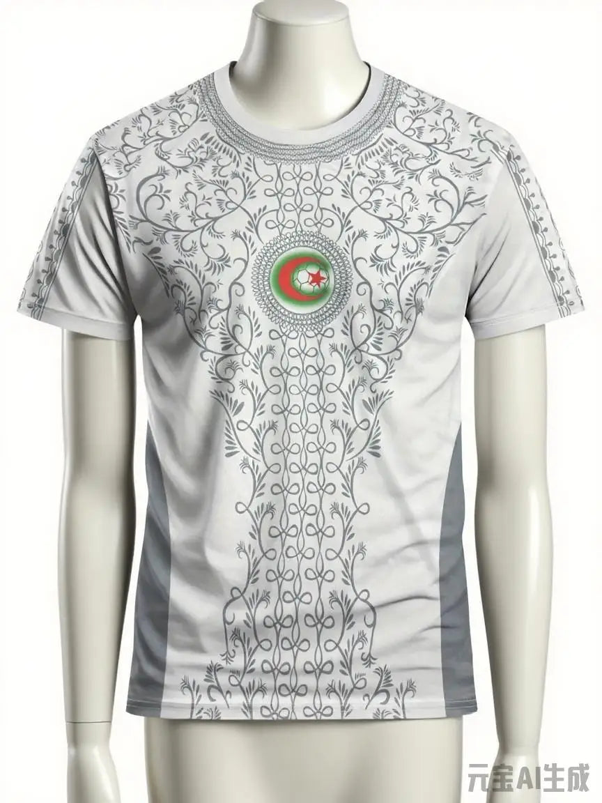 Algeria Football Jersey New Fashion Jersey Training Jersey Outdoor Sports 3d Printing 3 Colors Quick-Drying Breathable T-Shirt