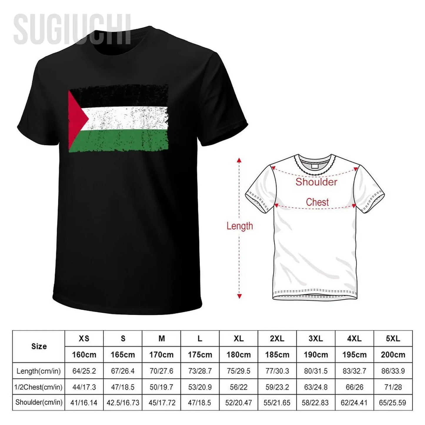 Unisex Men Palestine Flag Proud Palestinian Gaza Arabic Tshirt Tees T Shirts Women Boys 100% Cotton T-Shirt