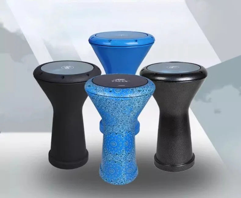 Adults Doumbek Professional Tambourine Aluminium Darbuka Meditation Portable Drums Instrument with Bag Percussion Accessories