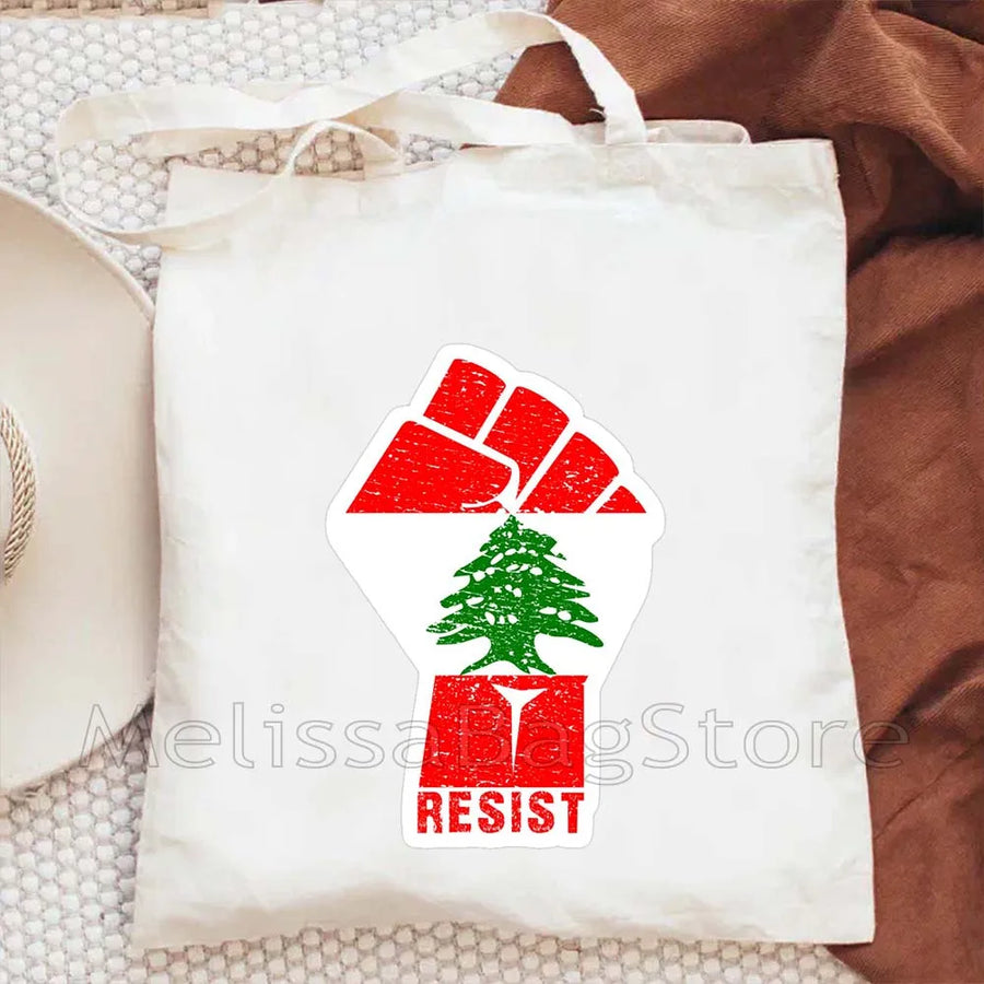 Love Beirut – Lebanese Roots Canvas Shoulder Tote