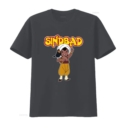 80s vintage retro German tv show 80er Deutsche Kinder Serie Sindbad T Shirt long or short sleeves vintage Washed Soft Stretched
