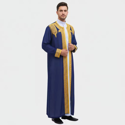 Men's Muslim Clothing Modest Fashion Abaya Thobes  for Muslim Men Modesty Dress Code Islamic Wear for Men
