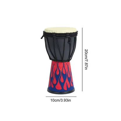African Drums Carved Bongo Lightweight Hand-Carved Professional Goatskin Kids Bongo For Adults Beginners Kindergarten Music