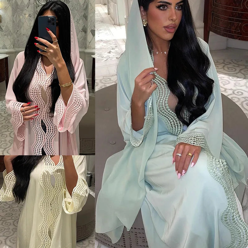 Ramadan in America – Dubai Open Abaya for the Muslim Woman