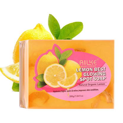 The Lemon Light – Dark Spot & Acne Remover Soap with Olive Oil (200g)
