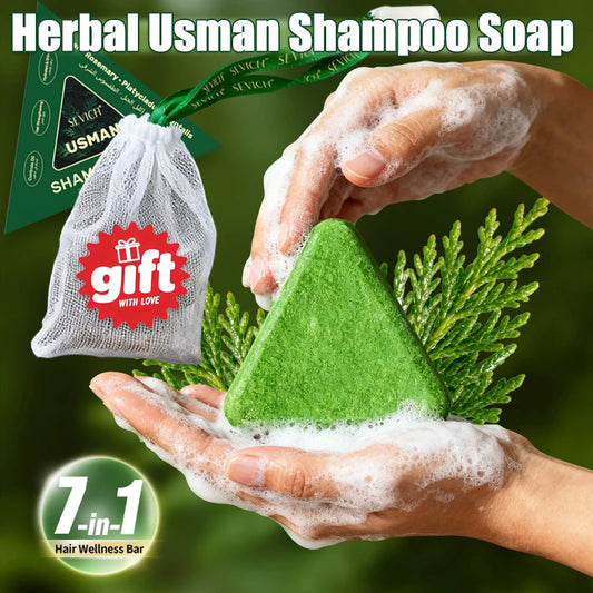 The Usman Herb – Solid Shampoo Bar for Hair Growth & Strength