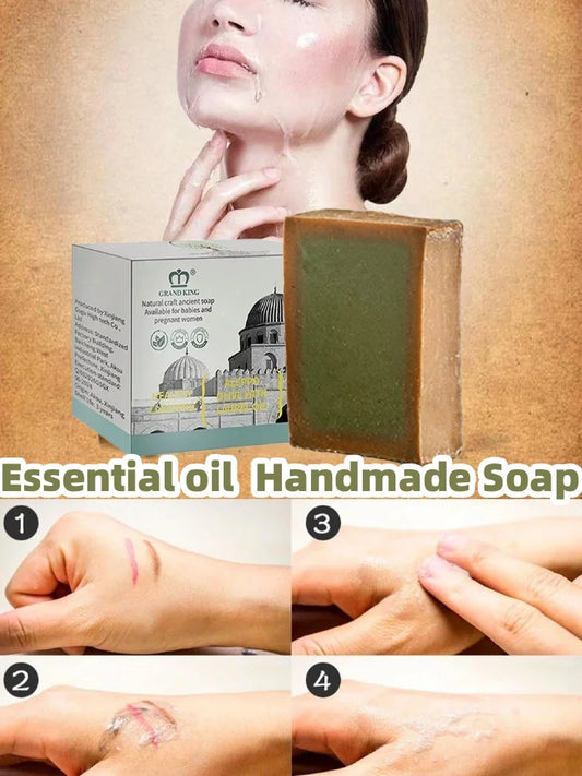 Handmade Gentle Lathering Olive Soap Bar for Body Wash Rich Foam Comfortable Shower Experience Gift Ready