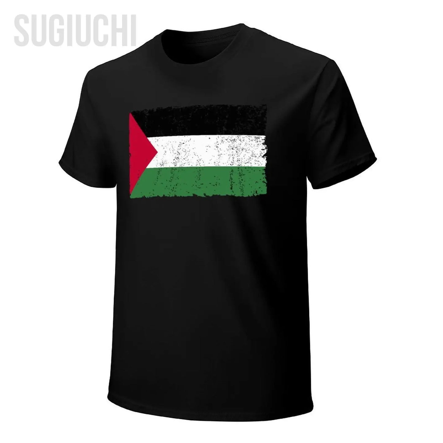 Unisex Men Palestine Flag Proud Palestinian Gaza Arabic Tshirt Tees T Shirts Women Boys 100% Cotton T-Shirt