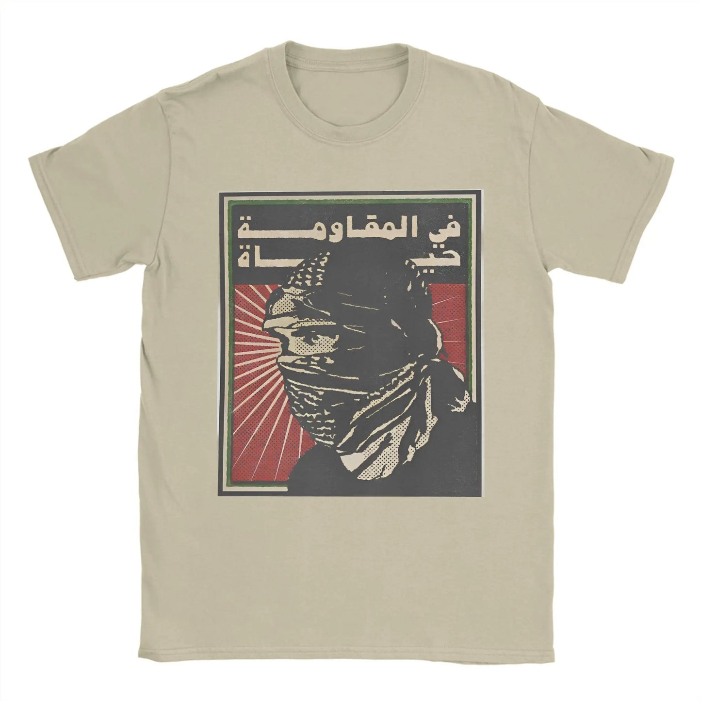 Novelty Palestine Gaza Woman T-Shirt for Men Round Neck Pure Cotton T Shirt  Short Sleeve Tee Shirt Gift Clothing
