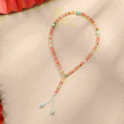 Islamic Prayer 99 Beads Tasbih, Natural Stone Misbaha Tasbeeh for Unisex Adults with Gift Box