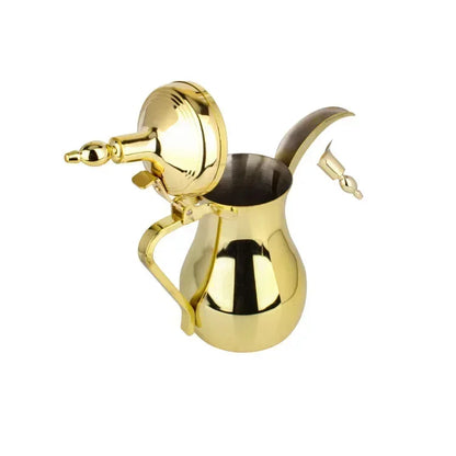 Golden Arabic Coffee Kettle – 304 Stainless Steel, Long Spout, 500/700ml