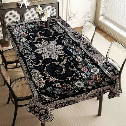 Flying Carpet Aladdin Rectangle Tablecloth - Waterproof, Easy Clean For Home Dinners, Parties & Outdoor Picnics