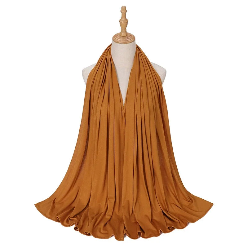 The Mercerized Cotton Jersey Hijab – Softness, Style, and Full Coverage