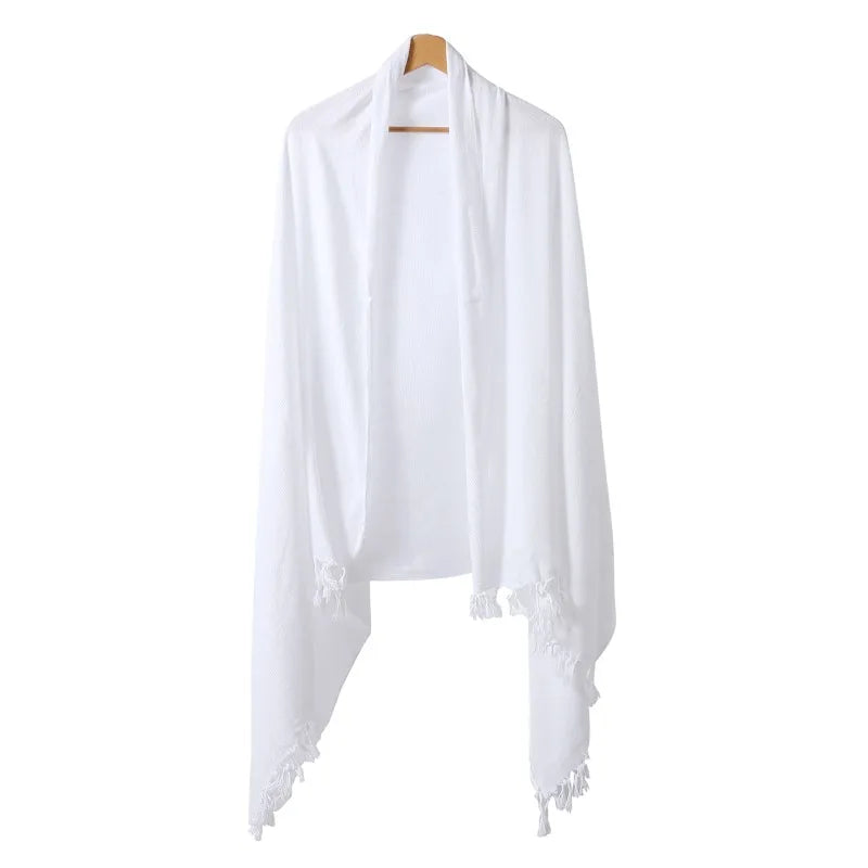 Men Ihram Prayer Outfit White Robe for Hajj Umrah Pilgrimage Middle East Arab Islamic