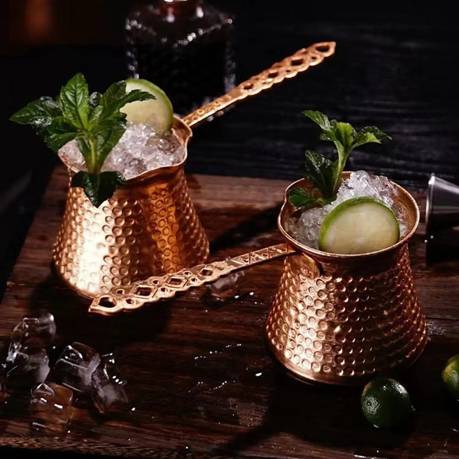 The Copper Dallah – Hand Hammered Turkish Coffee Pot
