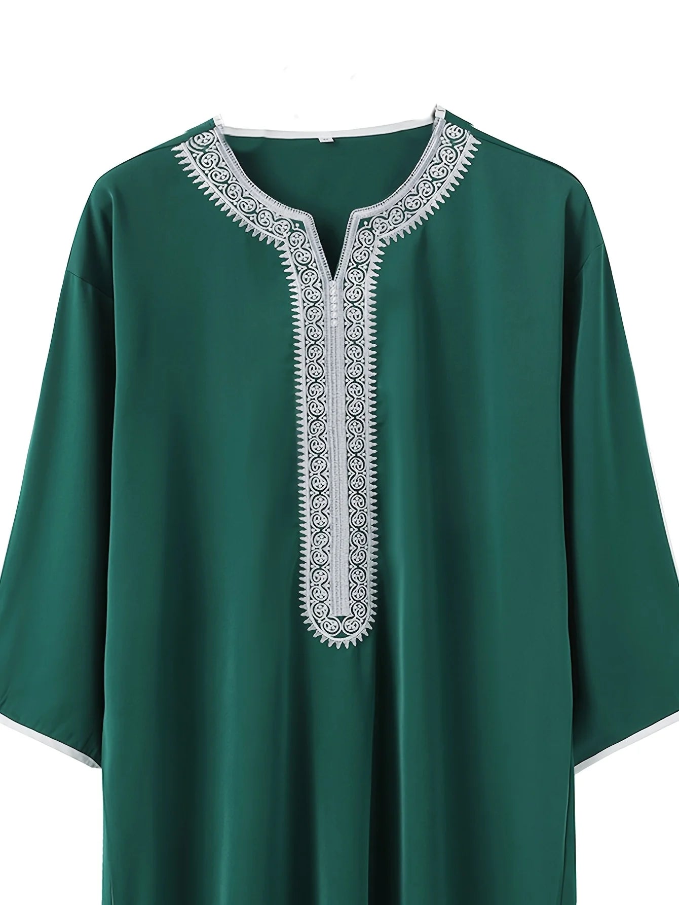 The Crimson Envelope – Men's Embroidered Long Sleeve Arabian Robe