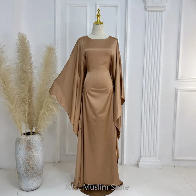 Closed Batwing Abaya Women Muslim Dress Turkish Islamic Dress Women 2024 For Party Kebaya Kaftan Turkey Caftan Marocain Femme