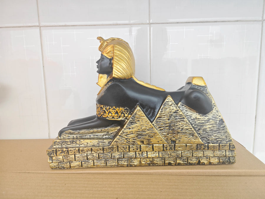 Sphinx Resin Statue – Ancient Egyptian Desktop Decor & Travel Souvenir