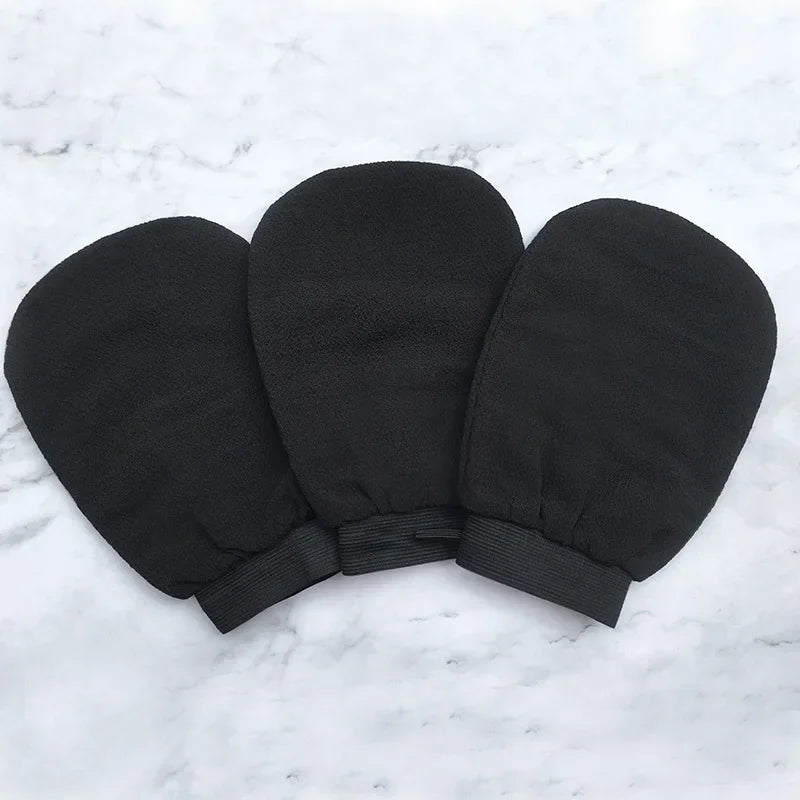Hot sale Silicone Body Scrubber Bath Brush 1Piece Double Sided Hammam Scrub Mitt Magic Peeling Glove Exfoliating Tan Removal