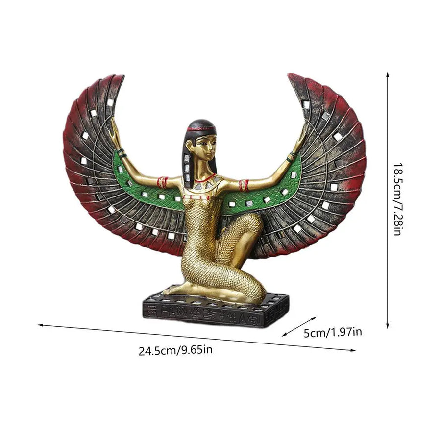 Egyptian Pharaoh, Mummy & Sphinx Collection – Mythology Statue Set for Home Decor