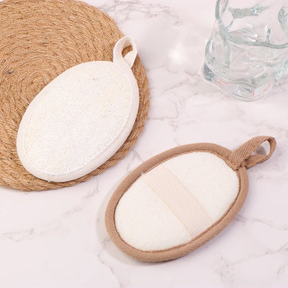 Natural Loofah Body Scrubber Bath Exfoliating Sponge Soft Shower Brush Cleaner Pad Exfoliator Shower Puff Body Skin  Tool