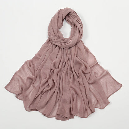 The Crinkle Rayon Hijab – Effortless Elegance, All-Day Comfort