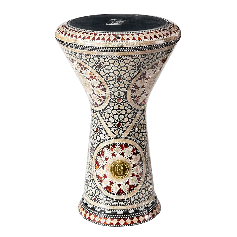 Middle Eastern drum Darbuka Arabic drum Handclapped percussion instruments Made in Egypt 8 Inch Aluminum