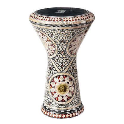 Middle Eastern drum Darbuka Arabic drum Handclapped percussion instruments Made in Egypt 8 Inch Aluminum