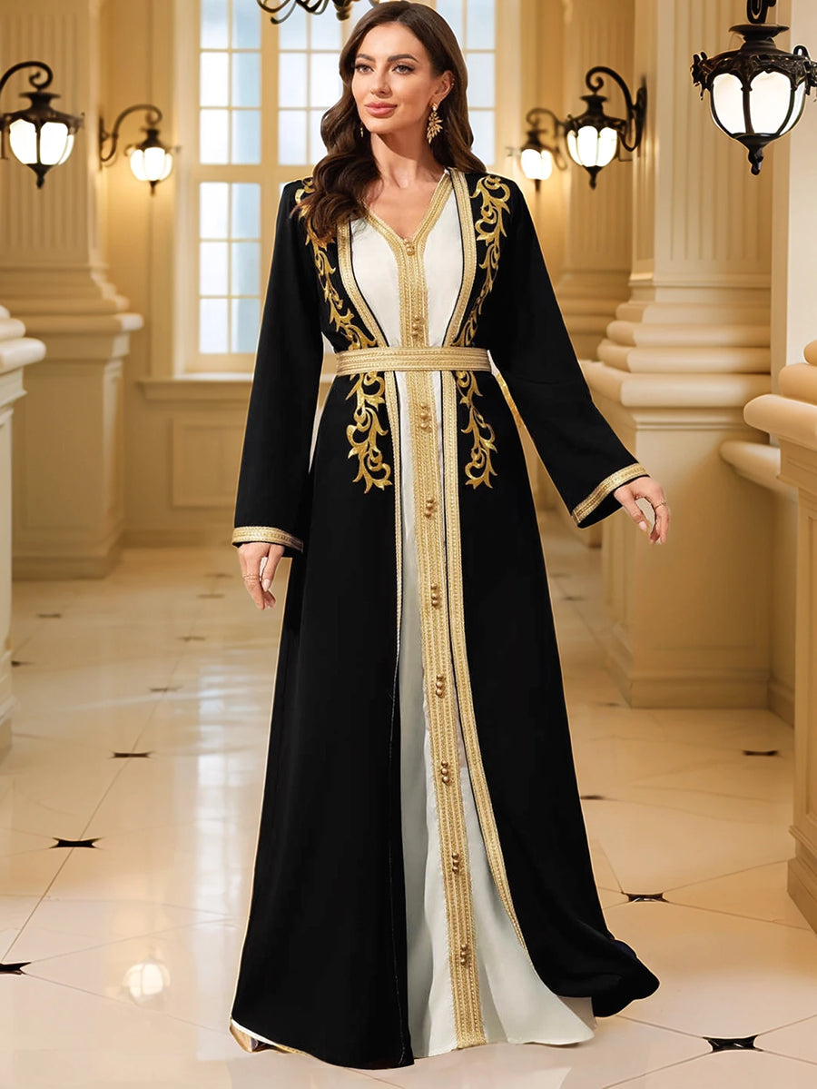Gold of the East – Embroidered Moroccan Kaftan for the Muslim Woman in America
