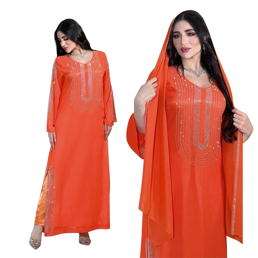The Diamond – Off-Shoulder Kaftan for the Muslim Woman in America