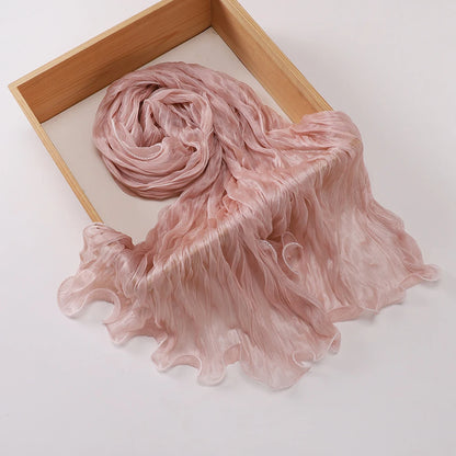 The Wavy Edge Hijab – Elegance with Every Fold