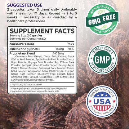 Intestinal Cleanse - Relieve Constipation, Cleanse The Body, and Support Regular Bowel Movements