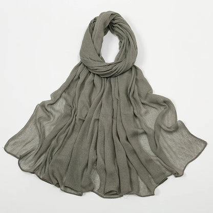 The Crinkle Rayon Hijab – Effortless Elegance, All-Day Comfort
