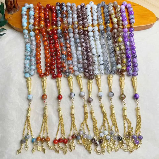 The Glass Tassel Tasbih – A Prayer of Light and Devotion