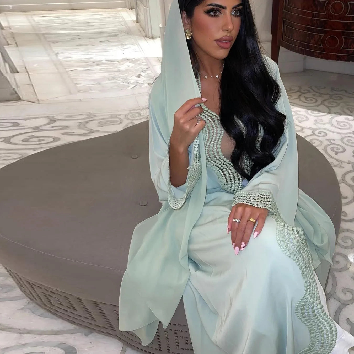 Ramadan in America – Dubai Open Abaya for the Muslim Woman