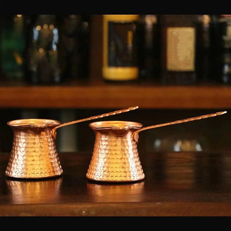 The Copper Dallah – Hand Hammered Turkish Coffee Pot