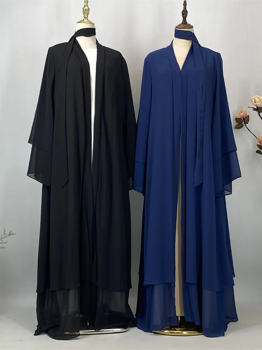 Ramadan Chiffon – The Open Abaya for the Muslim Woman in America