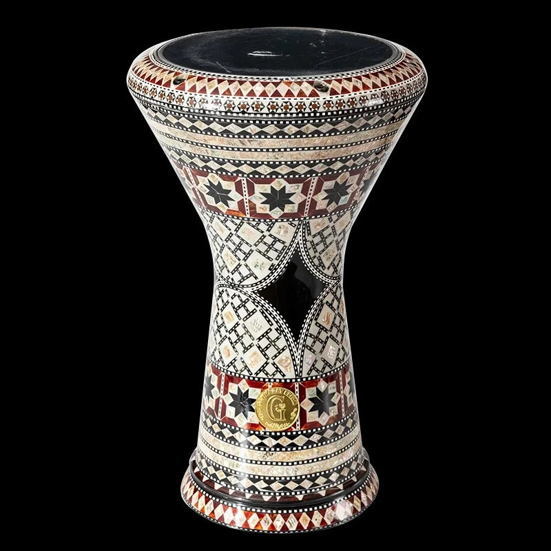 Middle Eastern drum Darbuka Arabic drum Handclapped percussion instruments Made in Egypt 8 Inch Aluminum