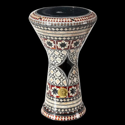 Middle Eastern drum Darbuka Arabic drum Handclapped percussion instruments Made in Egypt 8 Inch Aluminum