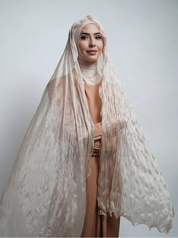 The Wavy Edge Hijab – Elegance with Every Fold