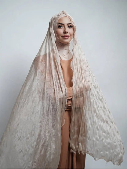 The Wavy Edge Hijab – Elegance with Every Fold