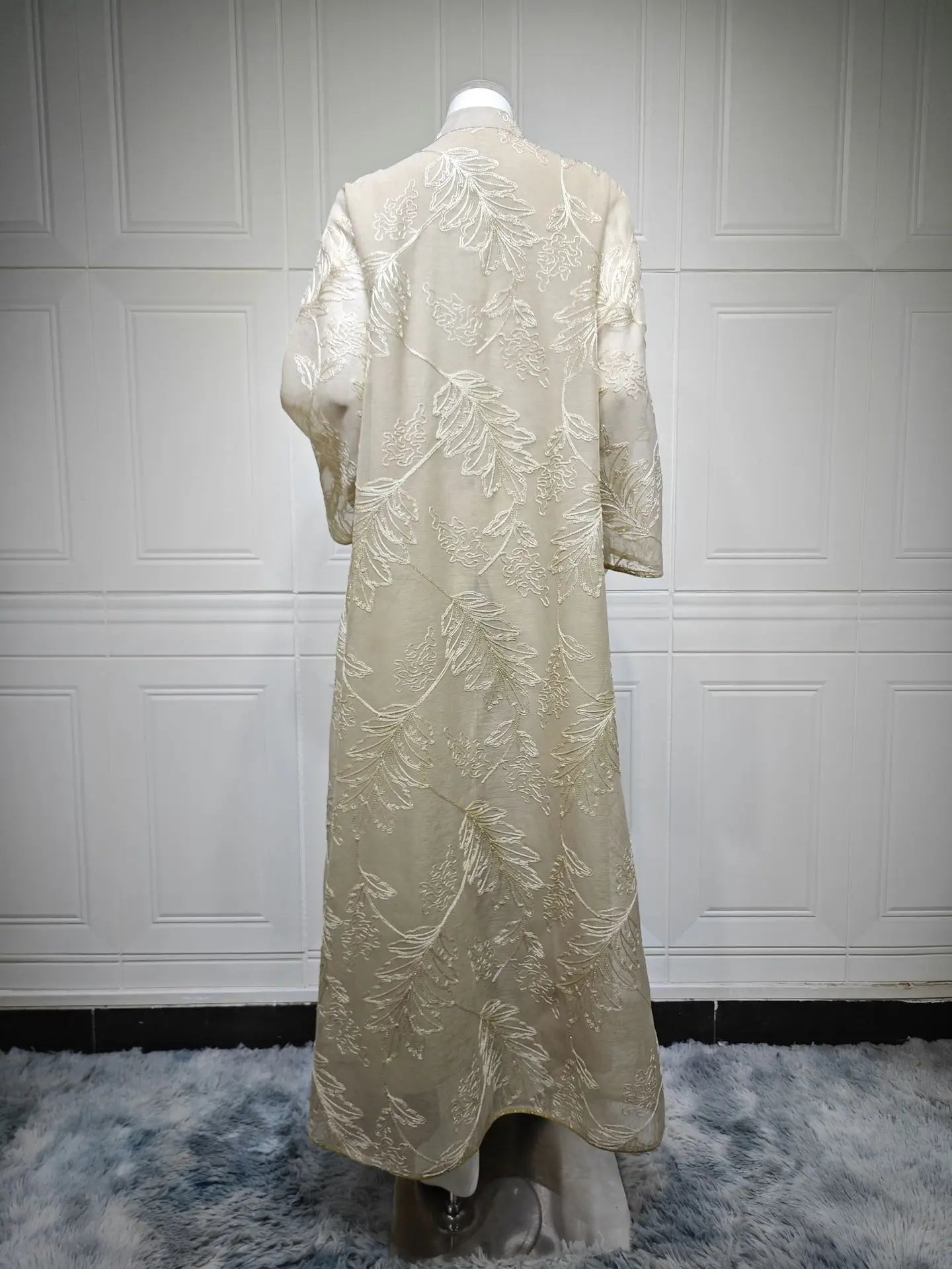 Zahraa Dubai Sequins Luxury Woman Evening Dress Mesh Embroidered Abaya V-Neck Caftan Marocain Femme 2026
