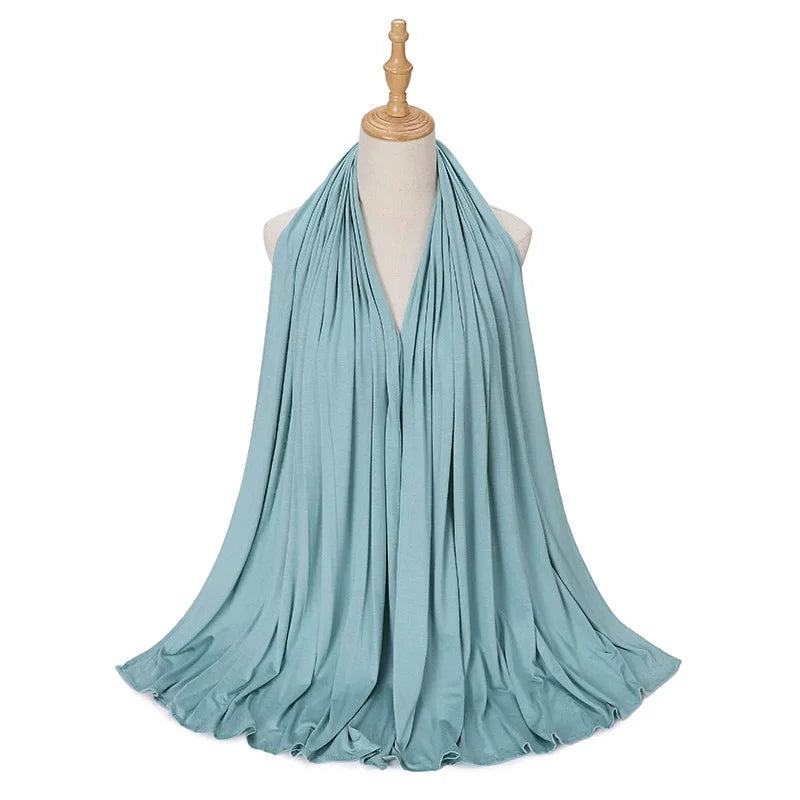 The Mercerized Cotton Jersey Hijab – Softness, Style, and Full Coverage
