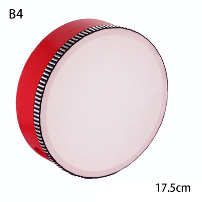 6/7/8/10 Inch Wooden Hand Drum Wood Frame Drum for Children Music Game Convenient Portable Musical Instrument Kid Percussion Toy