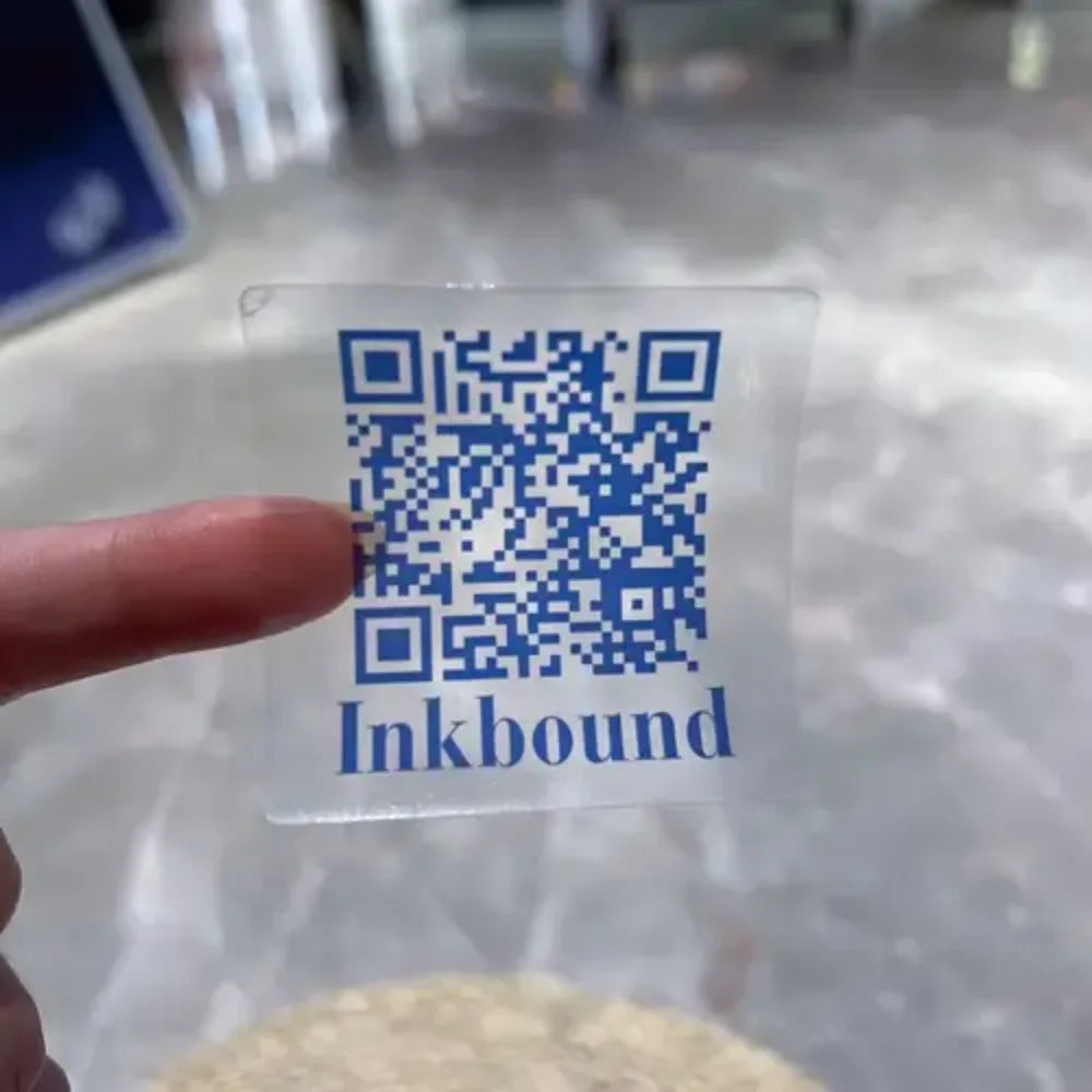 45-50pcs Custom Personalized Stickers - 4 Unique Materials (White PVC, Clear, Holographic, Kraft) - Design Your Own!