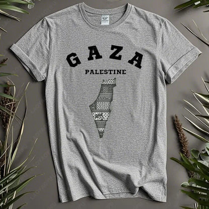 Harajuku Gaza P-Palestine Unisex T-Shirt Activist Statement Shirt Festival Apparel Loose Casual Comfort Cotton Short-sleeve Tees