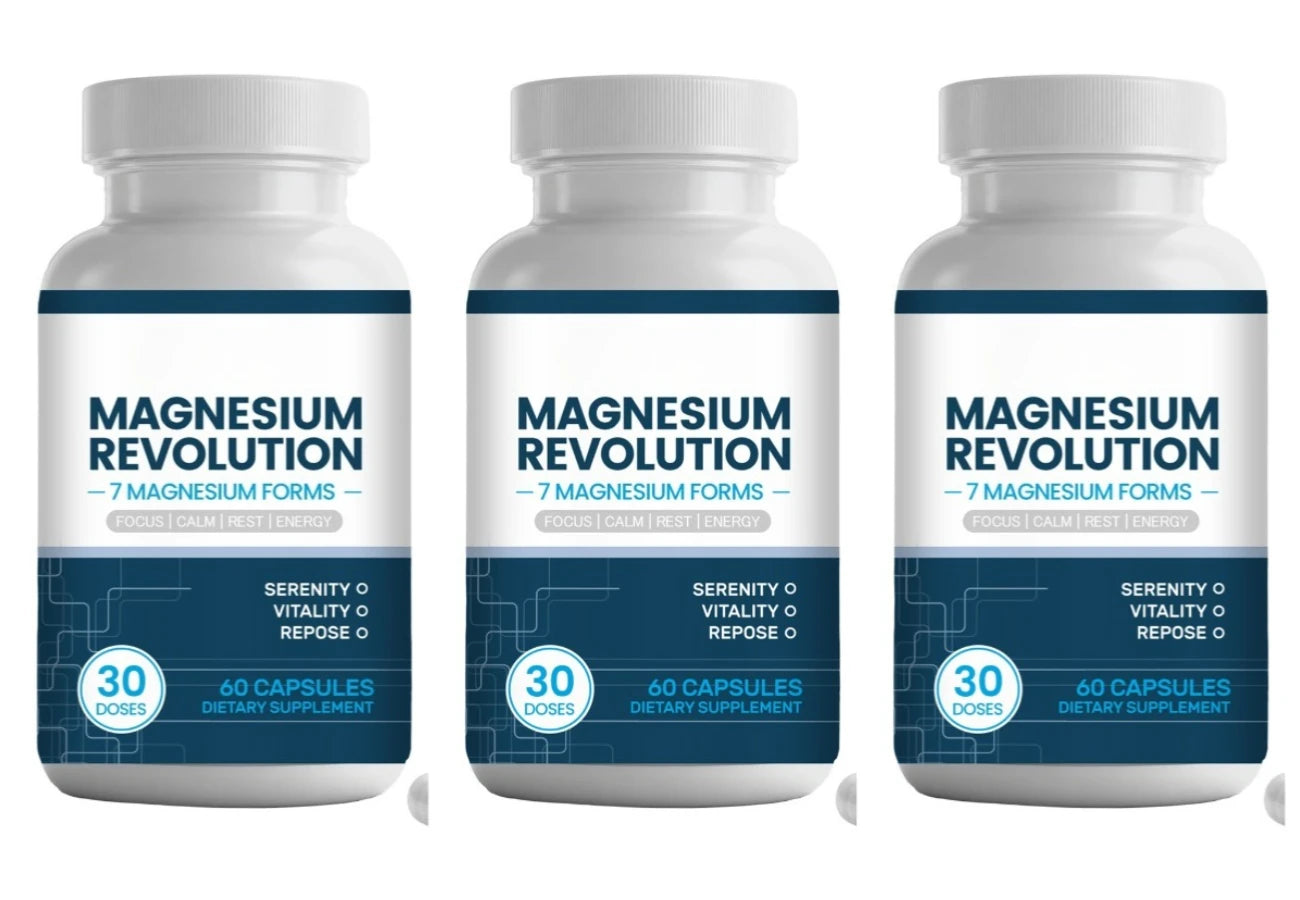 Magnesium Supplement Capsules for Support Enhance Vitality, Provide Energy Dietary Supplementation 60 Capsules