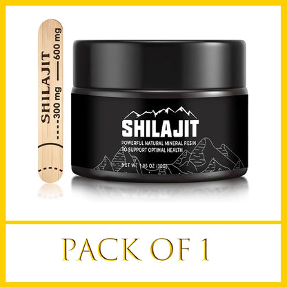 Original Siberian Pure Shilajit with Fulvic Acid & Trace Minerals & 85+ Humic Acid Supplement Gel for Energy & Immune System