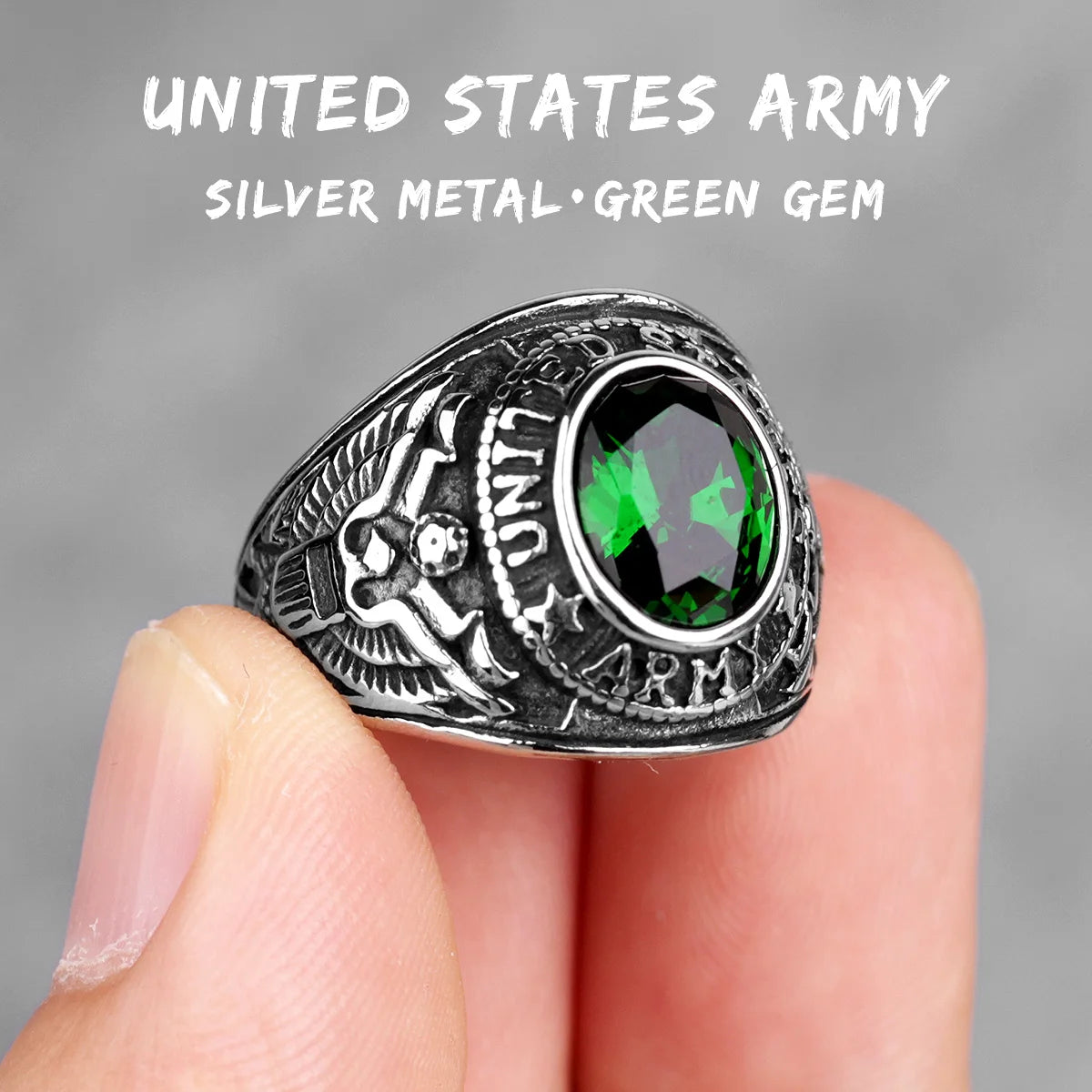 Stainless Steel Mens Rings Gold Silver Color Red Blue Rhinestone Simple Luxury for Male Boy Jewelry Creativity Gift Wholesale